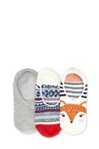 Forever21 Graphic No-show Socks Set 3-pack