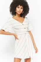 Forever21 Striped Button-front Dress