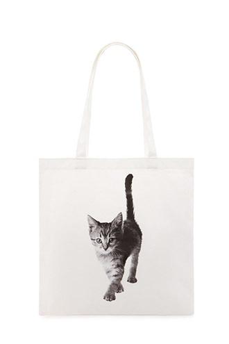 Forever21 Cat Graphic Tote Bag