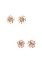 Forever21 Faux Stone Stud Set