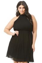 Forever21 Plus Size Accordion-pleated Dress