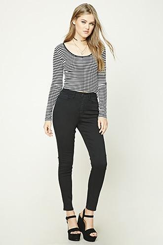 Forever21 High-rise Skinny Pants