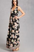 Forever21 Tassels N Lace Floral Maxi Dress