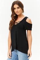 Forever21 Caged High-low Swing Top