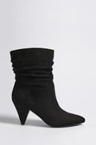 Forever21 Ruched Faux Suede Ankle Boots