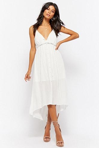 Forever21 Geo-trim High-low Dress