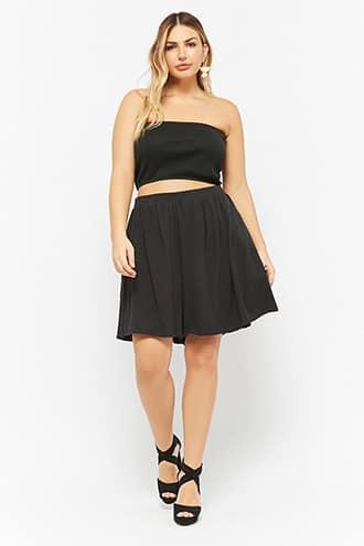 Forever21 Plus Size Rebdolls Inc. High-rise Knit Shorts