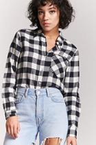 Forever21 Buffalo Plaid Button-front Shirt