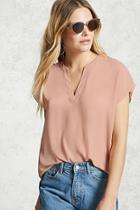 Forever21 High-low Popover Shirt