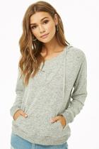 Forever21 Marled Cowl Neck Top