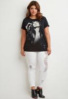 Forever21 Plus Mick Jagger Graphic Tee
