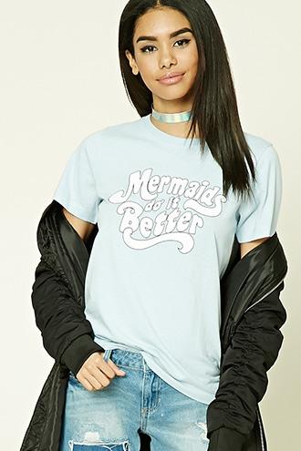 Forever21 Mermaids Do It Better Tee