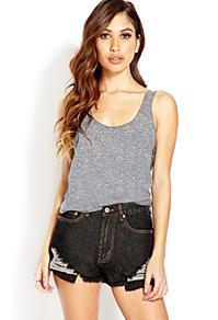 Forever21 Secret Rebel Denim Shorts