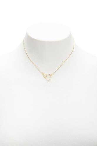 Forever21 Linked Hearts Necklace
