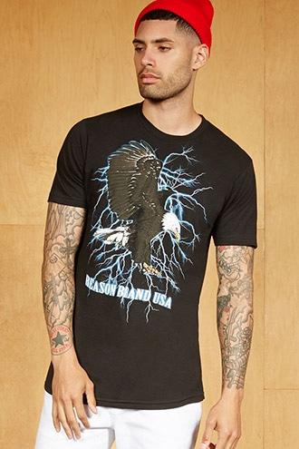 Forever21 Reason Bald Eagle Graphic Tee