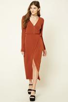 Forever21 Wrap Front Maxi Dress