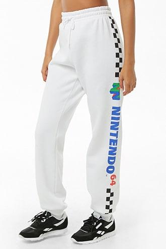Forever21 Nintendo 64 Fleece Joggers