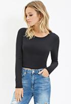 Forever21 Cotton-blend Crop Top