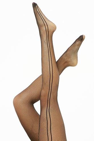 Forever21 Side-striped Mesh Tights