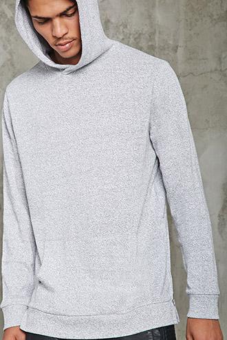 21 Men Men's  Hooded Side-zip Pullover