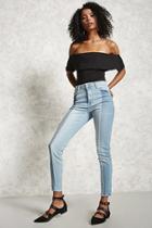 Forever21 Contrast-wash Jeans