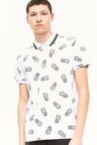 Forever21 Pineapple Print Polo