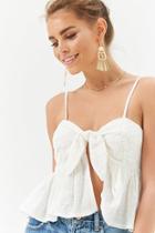 Forever21 Knotted Ruffle Cami