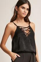 Forever21 Caged Satin Cami