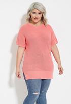 Forever21 Plus Women's  Plus Size Chunky Knit Tunic