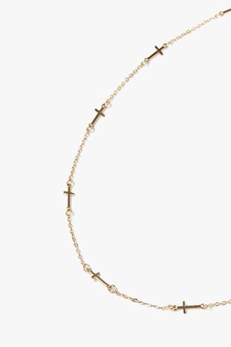 Forever21 Cross Chain Necklace