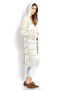 Forever21 Boho Daze Open-knit Cardigan