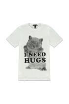 21 Men Men's  Need Hugs Kitten Graphic Tee