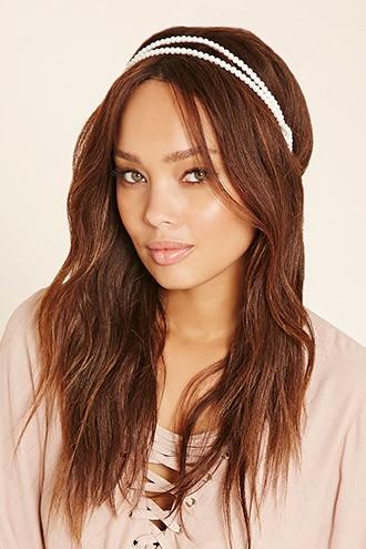 Forever21 Faux Pearl Headwrap