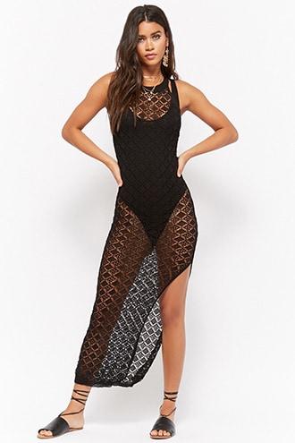 Forever21 Open-knit Maxi Dress