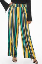 Forever21 Plus Size Striped Straight-leg Pants
