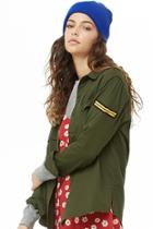 Forever21 Chevron Patch Shirt