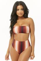 Forever21 Colorblock High-waist Bikini Bottoms