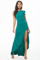 Forever21 Ruffle One-sleeve Maxi Dress