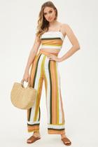 Forever21 Selfie Leslie Striped High-rise Pants