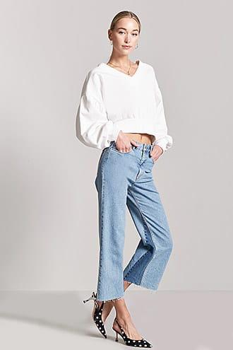 Forever21 Balloon-sleeve Sweatshirt