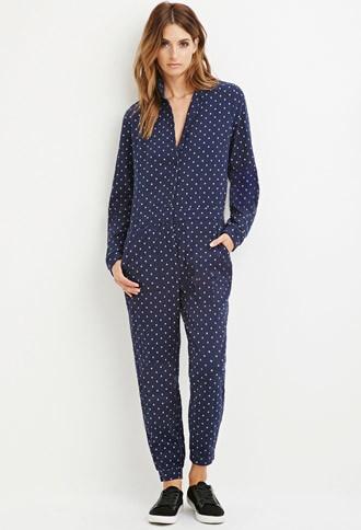 Love21 Hashtag Pattern Jumpsuit