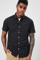 Forever21 Geo Print Fitted Shirt