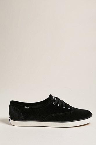 Forever21 Keds Velvet Low-top Sneakers