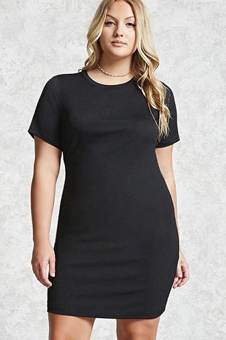 Forever21 Plus Size Ribbed T-shirt Dress