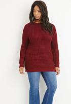 Forever21 Plus Women's  Chunky Knit Sweater