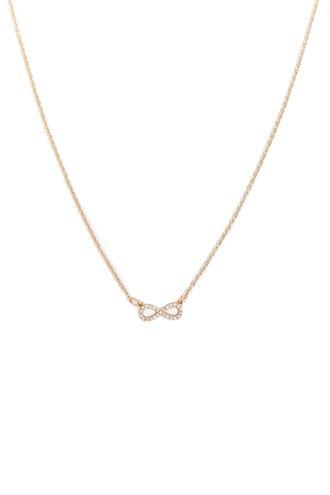 Forever21 Cz Infinity Charm Necklace