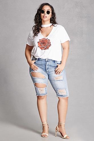Forever21 Plus Size Bermuda Shorts