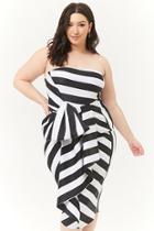 Forever21 Plus Size Striped Twist Dress