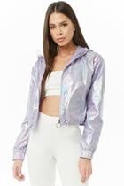 Forever21 Iridescent Pull-ring Windbreaker