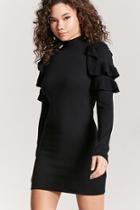 Forever21 Ribbed Ruffle Dress